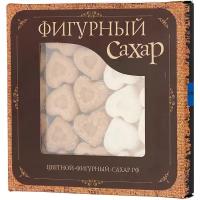 Сахар New SUGAR shop фигурный Sugar BOX Сердечки сахарные тростниковые и белые