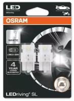Лампа светодиодная OSRAM W21W/5W, W3x16q, LED, 2 шт., 6000 К, 12 В 7515DWP-02B