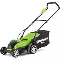 Аккумуляторная газонокосилка Greenworks G40LM35K4, 4 А·ч, с АКБ и ЗУ, 35 см