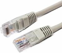 Патч-корд U/UTP 6 кат. 5м Filum FL-U6-5M, кабель для интернета, 26AWG(7x0.16 мм), омедненный алюминий (CCA), PVC, серый