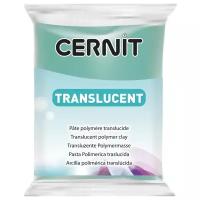 Полимерная глина CERNIT TRANSLUCENT 56г, изумруд 620