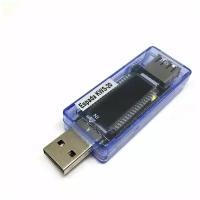 Цифровой тестер USB-порта, вольтметр, амперметр, миллиампер час, время (V, A, mAh, T-время) Espada KWS-V20