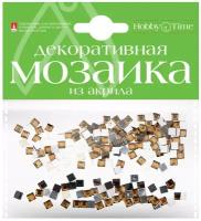 Мозаика декоративная из акрила 4Х4 ММ,200 ШТ, коричневый, Арт. 2-335/12