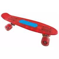 Скейт детский Navigator пластик, 56х15х11 см со световыми эффектами Т20014-15 Красный Т20014