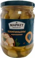 Шампиньоны маринованные Маркет Перекрёсток, 480г