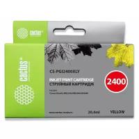 Картридж cactus CS-PGI2400XLY, 1755 стр, желтый