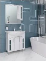 Мебель для ванной / Runo / Толедо 75 / тумба с раковиной Стиль 75 / шкаф для ванной / зеркало для ванной