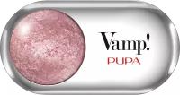 Pupa Тени для век Vamp! Eyeshadow Wet&Dry, запеченные, с сияющим финишем, тон №105, Райский розовый, 1 гр