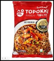 Лапша быстрого приготовления Samyang Хот Чикен Рамен с соусом токпокки, 80 г, Южная Корея