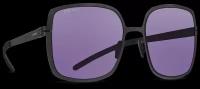 Титановые солнцезащитные очки GRESSO Ariana - квадратные / фиолетовые
