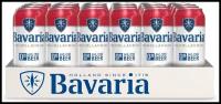 Пиво безалкогольное светлое Bavaria Alcohol free beer 0.45 л, 24 шт