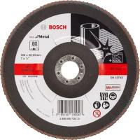 Лепестковый шлифкруг X571 Best for Metal 180x22,23 мм, 80 Bosch (2608607344)