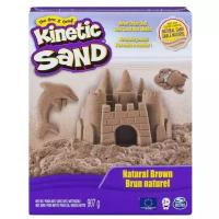 Кинетический песок Kinetic Sand набор для лепки натурального цвета