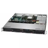 Сервер Supermicro SuperServer 5019P-MTR без процессора/без накопителей/количество отсеков 3.5