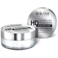 Alvin D'or Рассыпчатая фиксирующая пудра HD Mineral Silk Finishing Translucent Loose Powder 1 шт