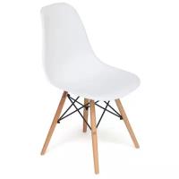 Стул для кухни TetChair CINDY (EAMES) (mod. 001), 1 шт, белый/натуральный