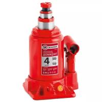 Домкрат бутылочный гидравлический AUTOPROFI DT-04 (4 т) красный