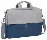 Сумка для ноутбука 15.6'' Rivacase 7532grey/darkblue