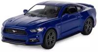 Машина 2015 Ford Mustang GT синяя металл инерция Kinsmart КТ5386W-KR4