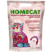 Наполнитель Homecat Роза впитывающий силикагелевый для кошачьих туалетов (12,5 л (5,07 кг))