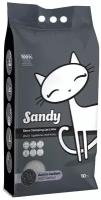 Наполнитель для кошек Sandy Active Carbon комкующийся, с активированным углем 10 кг