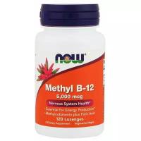 Now Methyl B-12 5000mcg 120 пастилок