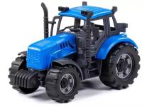 Трактор Полесье Прогресс (91215) 1:100, 18.8 см, синий/черный