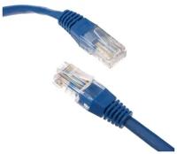 Патч-корд Gembird PP12e-20M/B, UTP 5е кат, RJ-45(m)-RJ-45(m), 20 м, синий