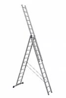 Лестница трехсекционная Алюмет H3 5313 универсальная