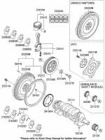 Звездочка цепи коленвала HYUNDAI / KIA 2312125000