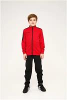 Детский спортивный костюм KELME Tracksuit красного цвета, размер 150