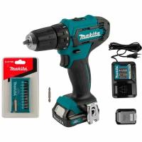 Дрель-шуруповерт Makita DF333DAX13, 12 В Li-Ion 2x2 Ач