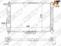 Радиатор Chevrolet Aveo 02-11 / Daewoo Kalos 02-08 Sat арт. SG-DW0007-1.2MT