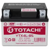 Мото аккумулятор Totachi Moto YTX4L-BS AGM 3,5 А/ч