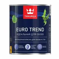 Краска для обоев и стен Tikkurila Euro Trend 0,9л, база С, прозрачный