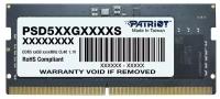 Оперативная память Patriot DDR5 - 16Gb, 4800 МГц, SO-DIMM, CL40 (psd516g480081s)