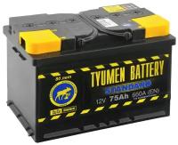 Аккумулятор TYUMEN BATTERY STANDARD 75 Ач 660А П/П TNS75.1