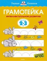 Земцова О. Н. Грамотейка. Интеллектуальное развитие детей 2-3 лет. Умные книжки 2-3 года