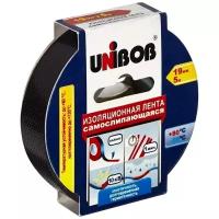 Unibob Изолента самослипающаяся, пвх, 19 мм x 5 м, черная