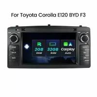 Магнитола R340 Тойота Королла E120 Toyota Corolla 2001-2006 - Android 11 - Память 2+32Gb - CarPlay - IPS