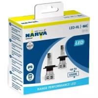 NARVA комплект ламп светодиодных LED H4 RANGE PERFORMANCE 6500K 18032, 2шт