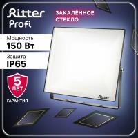 Прожектор светодиодный PROFI 150Вт, 180-240В, IP65, 6500К, 15000Лм, черный, Ritter, 53411 6