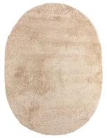 Ковёр Фризе «Шегги», цвет меланж, овал 80х150 см