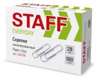 STAFF Скрепки 28 мм (226758) (100 шт.)