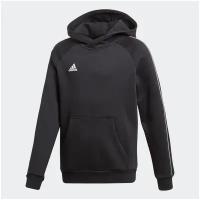 Толстовка Adidas CORE18 HOODY Y BLACK/WHITE Дети CE9069 128