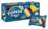 Муч.конд.изд.глазир. Tondi Choco Pie банан 180г