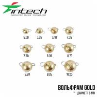 Груз разборный INTECH TUNGSTEN 74 GOLD (1,5гр;3 шт в уп.)