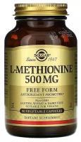 Solgar L-Methionine (L-метионин) 500 мг 90 капсул