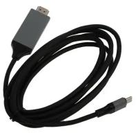 Переходники и адаптеры OTG Luazon Home Кабель LuazON CAB-5 Type-C - HDMI, 2 м, для устройств с USB-C 3.1 (DisplayPort Alt Mode)