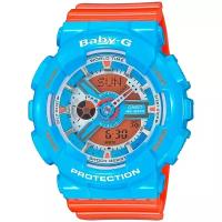 Наручные часы CASIO Baby-G, оранжевый, синий